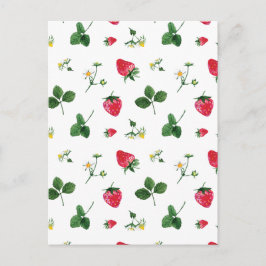 イチゴの苗 ポストカード