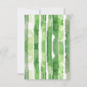 イチゴの赤ちゃんシャワー サンキューカード (裏面)