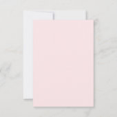 イチゴの赤ちゃんシャワー サンキューカード (裏面)