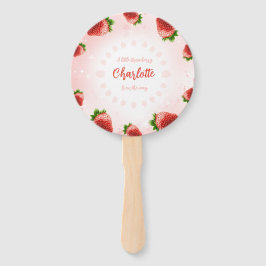 イチゴの赤ちゃんシャワー ハンドファン