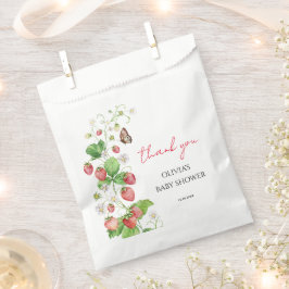 イチゴの赤ちゃんシャワー フェイバーバッグ