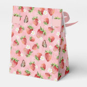 イチゴの赤ちゃんシャワー フェイバーボックス (裏面サイド)