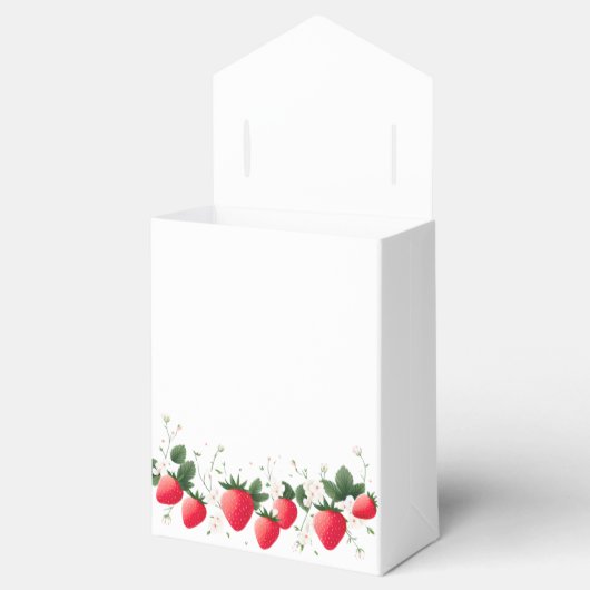 イチゴの赤ちゃんシャワー |ベリースウィート フェイバーボックス (オープン)