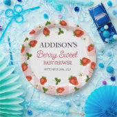 イチゴの赤ちゃんシャワー |ベリースウィート ペーパープレート (パーティー)