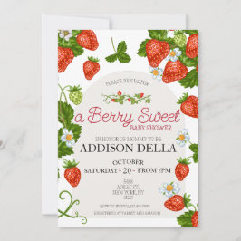 イチゴの赤ちゃんシャワー |ベリースウィート 招待状