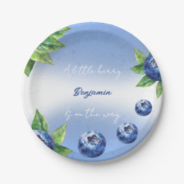 イチゴの赤ちゃんシャワー ペーパープレート