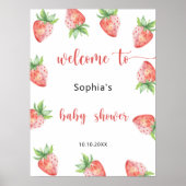 イチゴの赤ちゃんシャワー ポスター (正面)