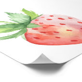 イチゴの赤ちゃんシャワー ポスター (角)