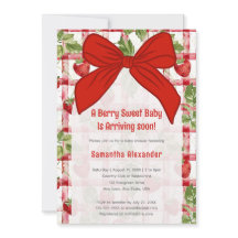 イチゴの赤ちゃんシャワー