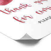 イチゴの赤ちゃん感謝していのシャワー – あなた来は ポスター (角)