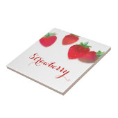 イチゴの陶器の瓦 タイル (側面)