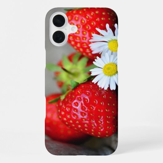 イチゴの電話ケース iPhoneケース (裏面)