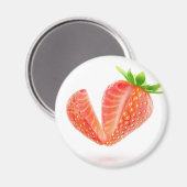 イチゴを切る マグネット (正面/裏面)