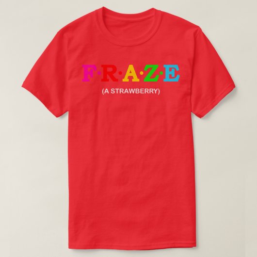 イチゴを焼く1 Tシャツ (デザイン正面)
