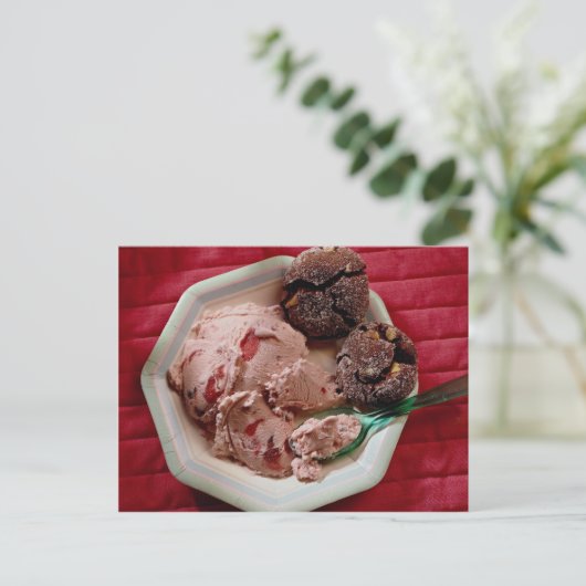 イチゴアイスクリーム ポストカード (スタンド正面)