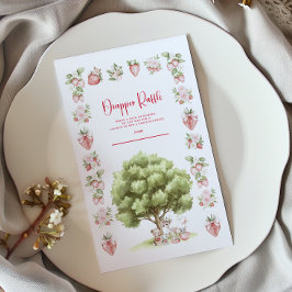 イチゴウッドランドおむつラッフル エンクロージャーカード