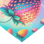 イチゴカラフル ショートテーブルランナー (コーナー)