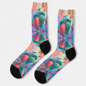 イチゴカラフル ソックス (左)