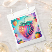 イチゴカラフル フェイバーバッグ (クリップ留めされた状態)