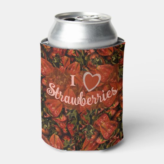 イチゴクーラーボックス 缶クーラー (缶正面)
