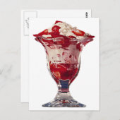 イチゴサンデ ポストカード (正面/裏面)