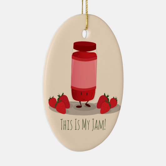 イチゴジャムのマンガのキャラクタ|のオーナメント セラミックオーナメント (右)