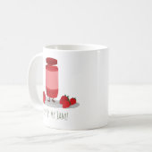 イチゴジャムのマンガのキャラクタ|のマグ コーヒーマグカップ (正面左)