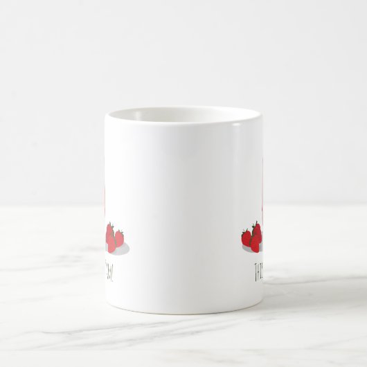 イチゴジャムのマンガのキャラクタ|のマグ コーヒーマグカップ (中央)