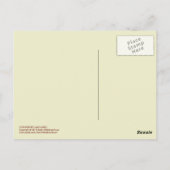 イチゴジャムのラベル ポストカード (裏面)