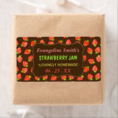イチゴジャムジャムかわいらしカスタム ラベル (インサイチュ)