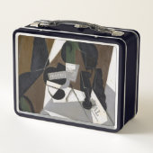 イチゴジャム1917年のポット(合板の油) メタルランチボックス (裏面)