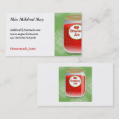 イチゴジャム 名刺 (正面/裏面)