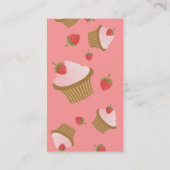 イチゴチョコレートカップケーキ 名刺 (裏面)