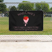 イチゴチョコレートカバーイチゴのバナー 横断幕 (インサイチュ)