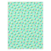 イチゴティール（緑がかった色） テーブルクロス (正面)