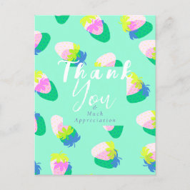 イチゴティール（緑がかった色） ポストカード