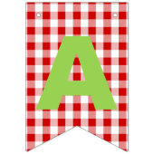 イチゴテーマハッピーバースデー バンティングフラッグ (第3の旗)