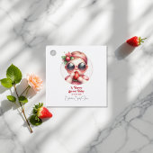 イチゴテーマベリースイートベビーシャワー フェイバータグ