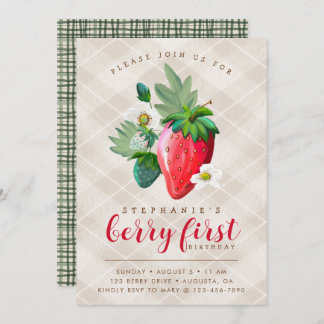 イチゴテーマ、第1の誕生日、子供の誕生日