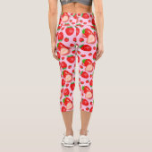 イチゴデザイン カプリレギンス (裏面)