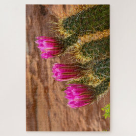 イチゴハゼサボテン(I)の三つ子 ジグソーパズル