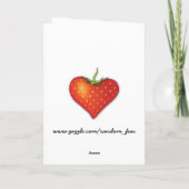 イチゴハート カード (裏面)
