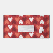 イチゴハート デスクマット (キーボード&マウス)