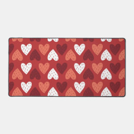 イチゴハート デスクマット
