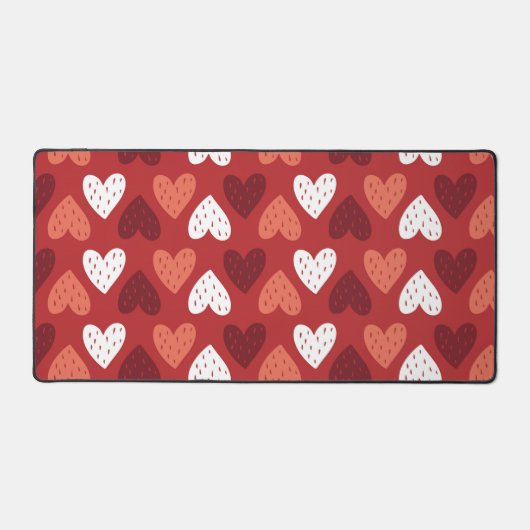 イチゴハート デスクマット (正面)