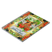 イチゴバスケッカスタマイズトのアドレス帳 ノートブック (左側)