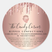 イチゴバラ金ゴールド銅ドリップス構成リーガル ラウンドシール (正面)