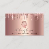 イチゴバラ金ゴールド銅ドリップ菓子 名刺 (正面)