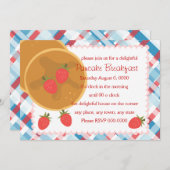 イチゴパンケーキ 招待状 (正面/裏面)