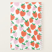 イチゴパーソナライズされたプランナー プランナー手帳 (裏面)